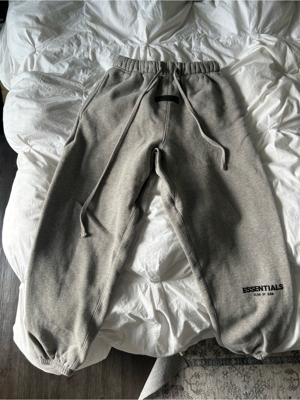 ESSENTIALS Men's Gray Sweatpants Joggers - Neutral Tone